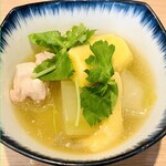 凧 - 鶏、冬瓜、生麩の京風山椒煮