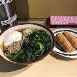 そばの神田東一屋 - アサソバビンボー！　
      朝そば＋いなり！