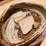 すし 良月 - 鮑:そのままか山葵で