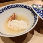 すし 良月 - すっぽん出汁の毛蟹のしゃぶしゃぶ