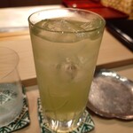 すし 良月 - 緑茶ハイ