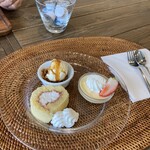 フレッシュグリーン - 1000円ランチのデザート。