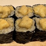 寿司 みなつき - 雲丹巻き(ムラサキウニ)