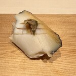 寿司 みなつき - 蒸し鮑　肝のせ