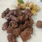 鉄板焼 朝日 - サービスヒレステーキセット 200ｇ 2480円