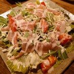 麦々屋 - 生ハムとパルメザンチーズのサラダ