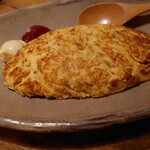麦々屋 - チーズたっぷりオムレツ