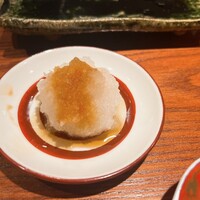 鳥さと 別邸 - お口直し、大根おろし