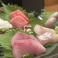 UMAMI日本酒弐番館 - お刺身は分厚くて鮮度も◎