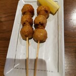 焼鳥濔風 - つくね　正直つくねが美味いと感じたのは初めてだ。