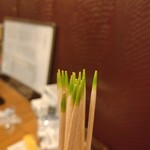 鶏や 今泉 - ハッカの爪楊枝♪