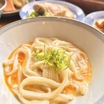 中村うどん - 釜玉1杯目