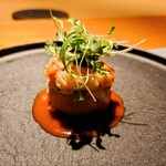 Metis - フランス産アーティチョーク　鹿児島産車海老　福岡産マスカルポーネ　オシェトラキャビア　マイクロコリアンダー