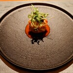 Metis - フランス産アーティチョーク　鹿児島産車海老　福岡産マスカルポーネ　オシェトラキャビア　マイクロコリアンダー