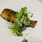 Regalo - すだち鮎のサルタート　ねずの実の香り　きゅうりのサラダ仕立て