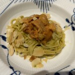 Regalo - 雲丹の冷製フェデリーニ　トラーパニ風