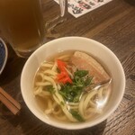 2階のはりく - 『とうもろこしのひげ茶』『〆の沖縄そば』