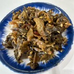 長浜ラーメン 一心亭 - 辛子高菜は追加して大盛に！