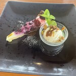 イタリア料理 チャオチャオ - ブルーベリーのタルト