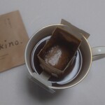 牧野ミュージアムショップ サクラ - 数回に分けてお湯を注ぎます。M