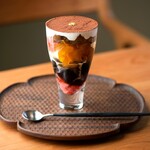 茶寮 なか尾 - ティラミスパフェ