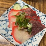立呑み処 入部酒店 - 鯨ベーコン