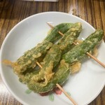 立呑み処 入部酒店 - ししとう天ぷら