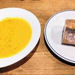 LA TABLE DE YAMASAKI - カボチャのスープ、パン