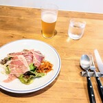 LA TABLE DE YAMASAKI - 前菜の盛合わせ、クラフトビール　シルクエール