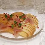 オールデイダイニング カリフォルニア - 桃と生ハムのカルパッチョ