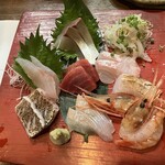 240719金　石川　味楽 ゆめり　刺身盛り合わせ