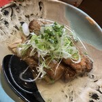 240719金　石川　味楽 ゆめり　能登豚のあっさり角煮梅葱のせ