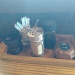 白鳥十郎そば本舗 - 調味料