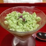 銀座 きた川 - うに、芋湯葉、コンソメ、枝豆