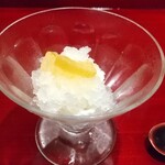 銀座 きた川 - レモンシャーベット