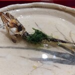 銀座 きた川 - 鮎の骨煎餅