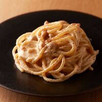 生ウニとサルディーニャ産カラスミのクリームパスタ　リングイネ