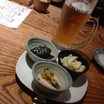 地酒遊楽　裏や - お通し３種類