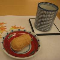 山玄茶 - 菓子・・・アイス最中と薄茶で〆。ごちそうさまでした（＾人＾）