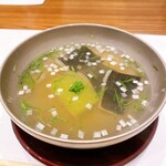 蕎麦割烹  倉田 - お椀：徳島県産 天然スッポン抽出吸い地で潮仕立て