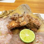 蕎麦割烹  倉田 - 揚げ物：鼈（スッポン）唐揚げ