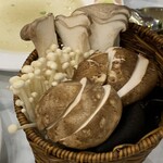 魚火鍋 唇辣道 - 追加した茸盛り合わせ