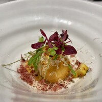 リストランテ シンティッラ - チーズフォンデュと焼き玉蜀黍(とうもろこし)のコロッケ