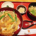 そば吉 - 牛玉子とじ丼（単品）吸物付