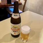 炭火マルイチ - 瓶ビール770円
