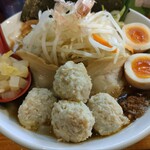 つけ麺 しろぼし - しろぼしラーメン特製アップ