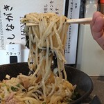 銚子麺屋 潮 - 豚骨魚介冷やしまぜ蕎麦（大）