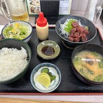 すたぁーと - まぐろぶつ切り定食