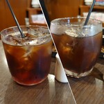 DAIBAN COFFEE cafe - 本日のコーヒー(インド ポアブス農園 バイオダイナミック)480円✨セットのアイスコーヒー(ブレンド)✨コーヒーの種類も豊富で飲み比べも面白いです。