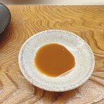 鮨おばな - 鰹のタタキ用のとき辛子醤油